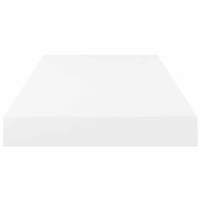Scaffali a Parete 4 pz Bianco Lucido 50x23,5x3,8 cm in MDF