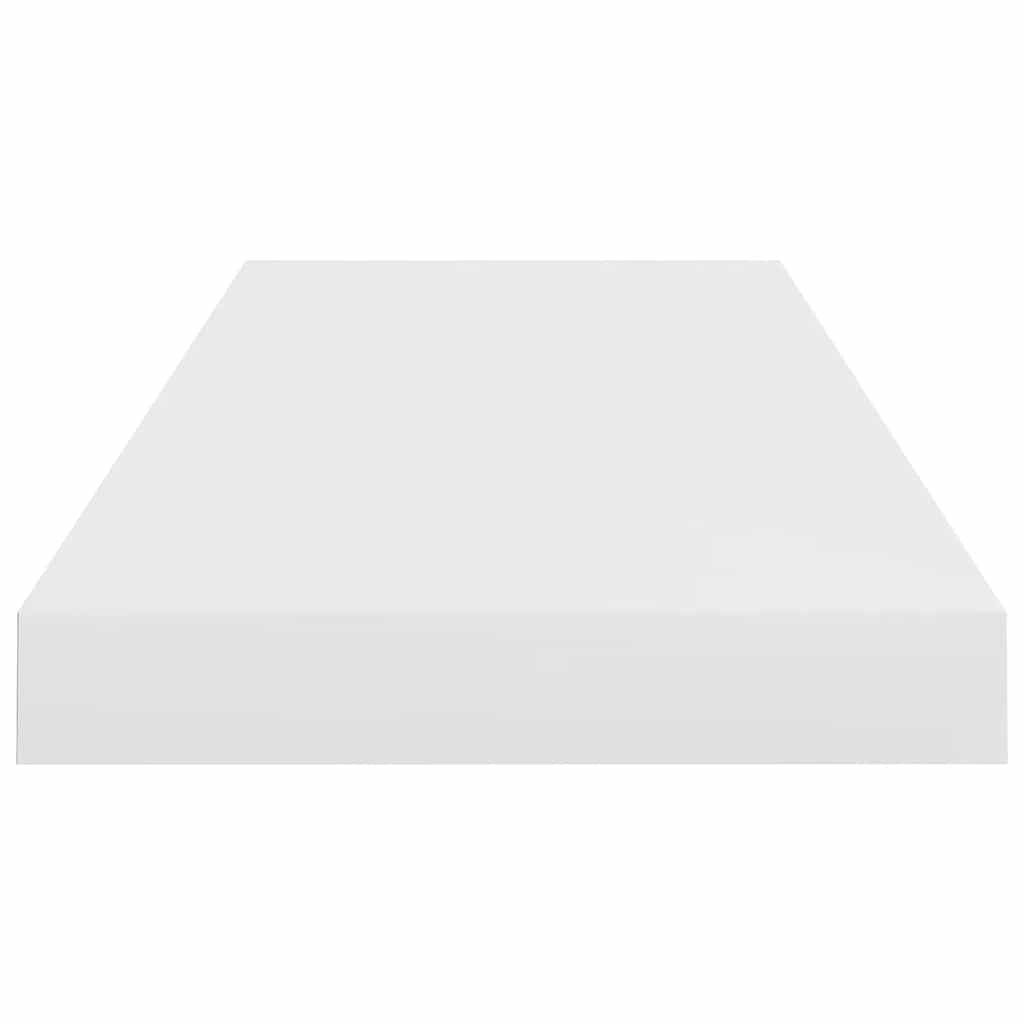 Scaffale a Parete Bianco Lucido 60x23,5x3,8 cm in MDF | homemem39