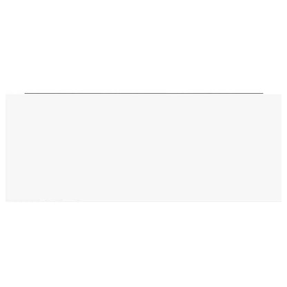 Scaffale a Parete Bianco Lucido 60x23,5x3,8 cm in MDF | homemem39