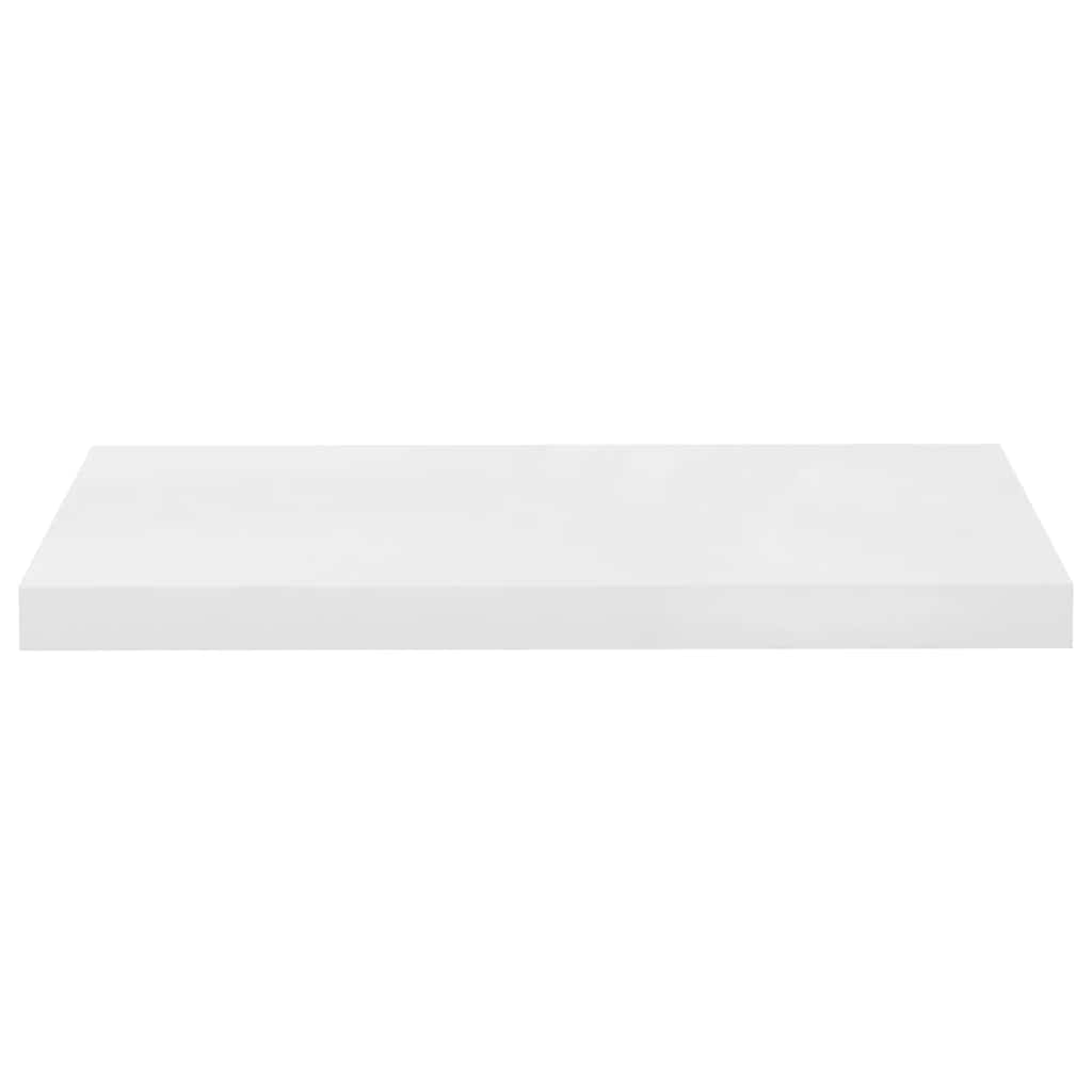 Scaffali a Parete 4 pz Bianco Lucido 60x23,5x3,8 cm in MDF | homemem39