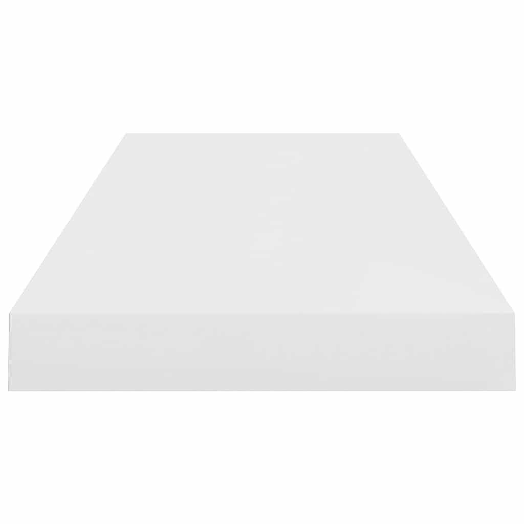 Scaffali a Parete 4 pz Bianco Lucido 60x23,5x3,8 cm in MDF | homemem39