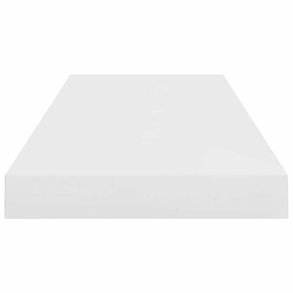 Scaffali a Parete 4 pz Bianco Lucido 60x23,5x3,8 cm in MDF | homemem39