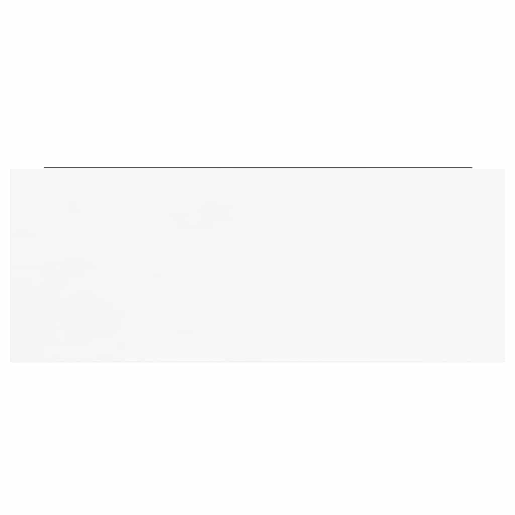 Scaffali a Parete 4 pz Bianco Lucido 60x23,5x3,8 cm in MDF