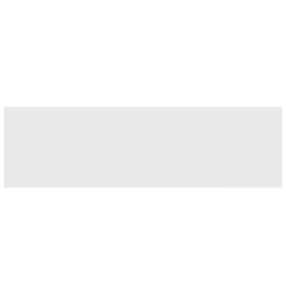 Scaffali a Parete 2 pz Bianco Lucido 80x23,5x3,8 cm in MDF | homemem39