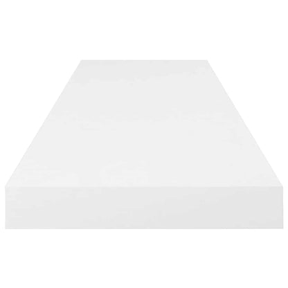 Scaffali a Parete 4 pz Bianco Lucido 80x23,5x3,8 cm in MDF | homemem39