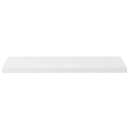 Scaffali a Parete 4 pz Bianco Lucido 23x23,5x3,8 cm in MDF | homemem39