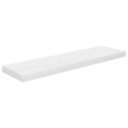Scaffali a Parete 4 pz Bianco Lucido 23x23,5x3,8 cm in MDF | homemem39