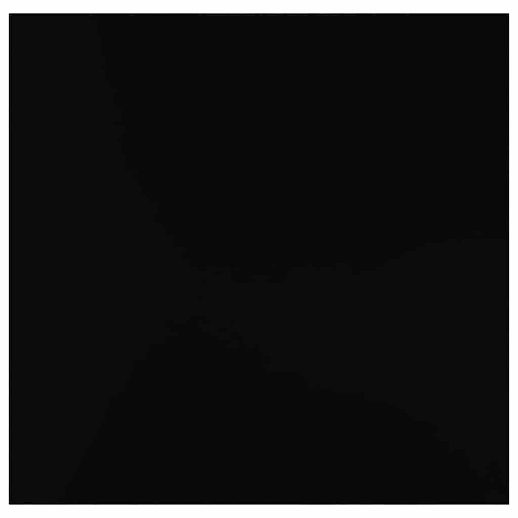 Scaffale a Parete Nero Lucido 23x23,5x3,8 cm in MDF