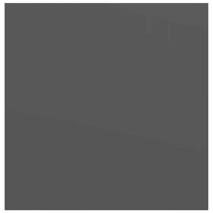 Scaffali a Parete 2 pz Grigio Lucido 23x23,5x3,8 cm in MDF | homemem39