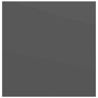 Scaffali a Parete 2 pz Grigio Lucido 23x23,5x3,8 cm in MDF