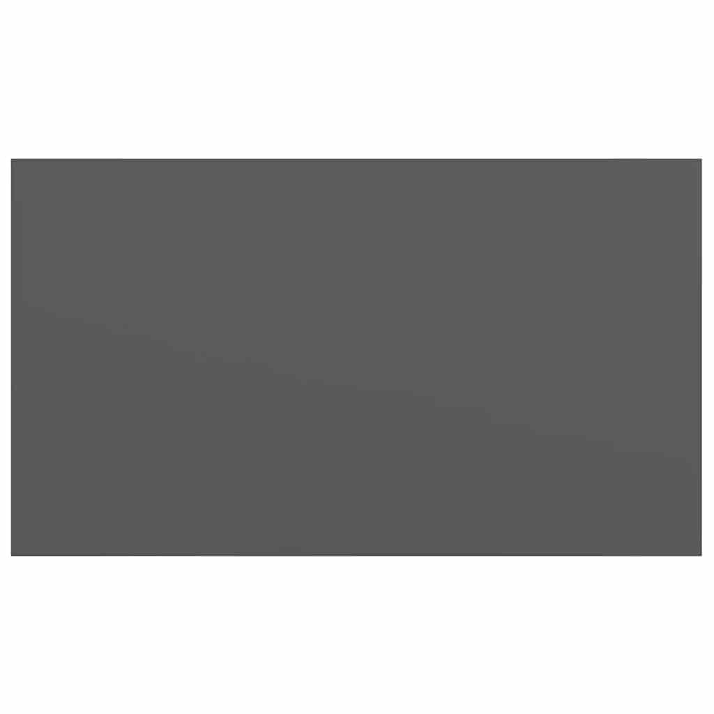 Scaffali a Parete 2 pz Grigio Lucido 40x23,5x3,8 cm in MDF | homemem39