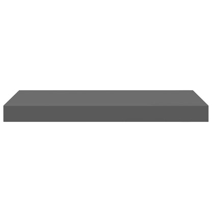 Scaffali a Parete 4 pz Grigio Lucido 50x23,5x3,8 cm in MDF | homemem39
