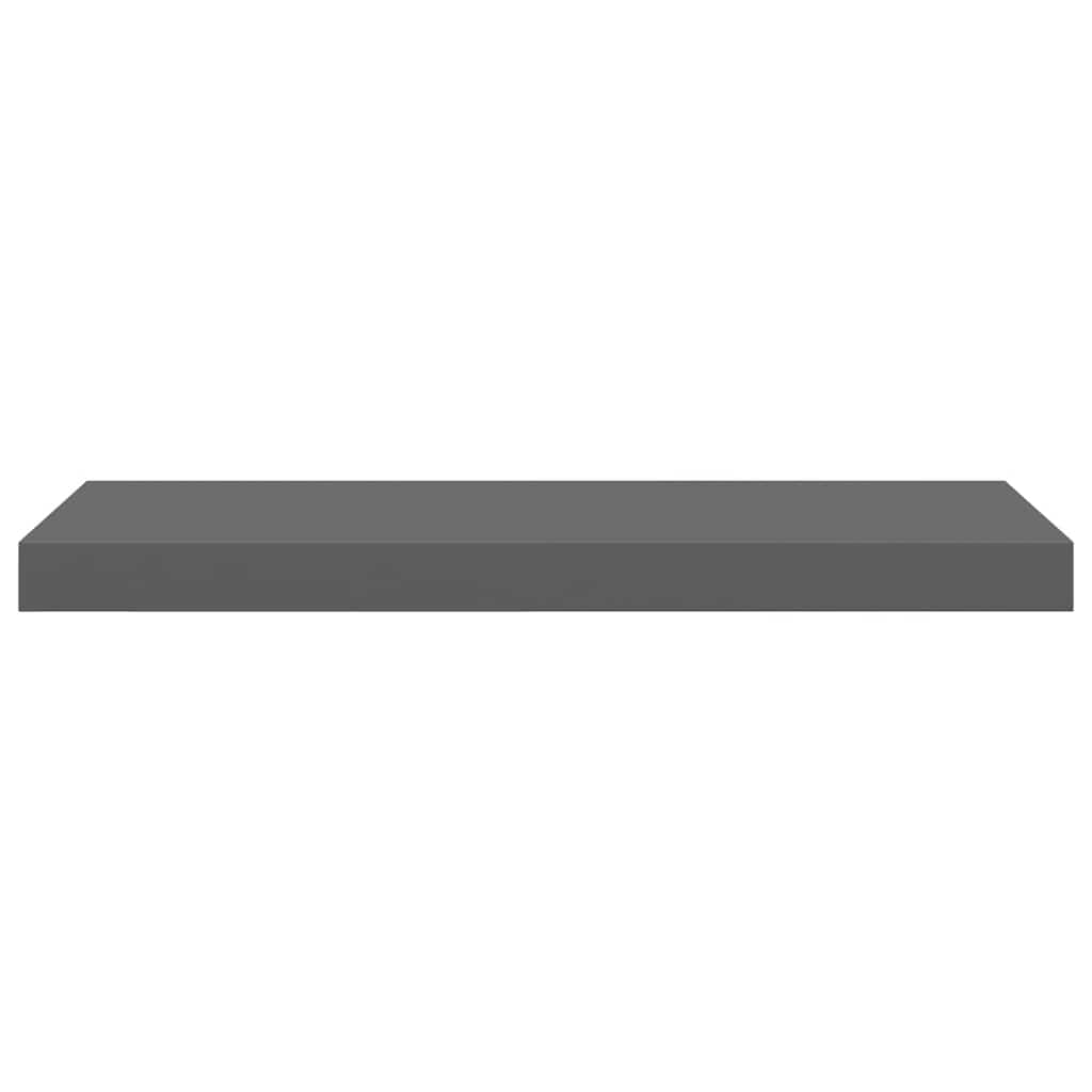 Scaffale a Parete Grigio Lucido 60x23,5x3,8 cm in MDF | homemem39