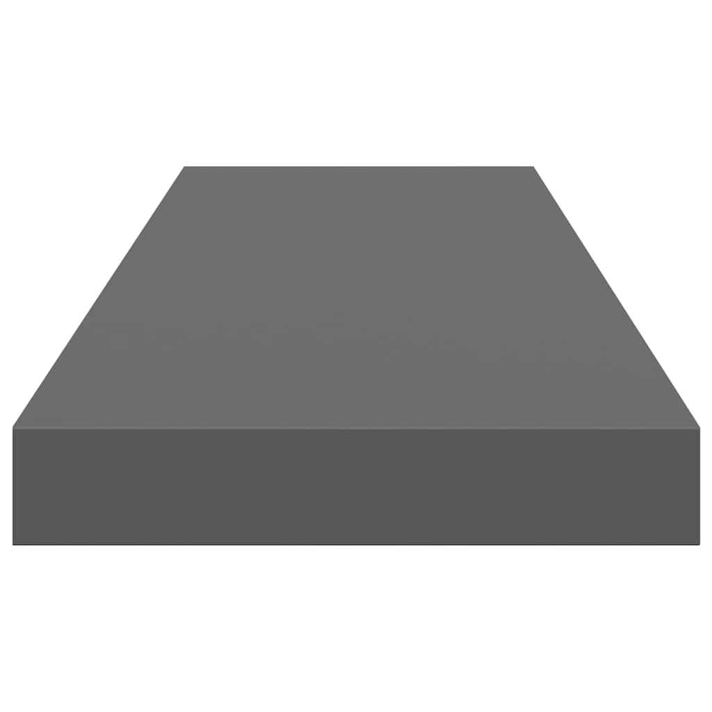 Scaffali a Parete 4 pz Grigio Lucido 80x23,5x3,8 cm in MDF | homemem39
