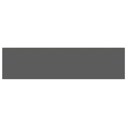 Scaffali a Parete 2 pz Grigio Lucido 90x23,5x3,8 cm in MDF | homemem39