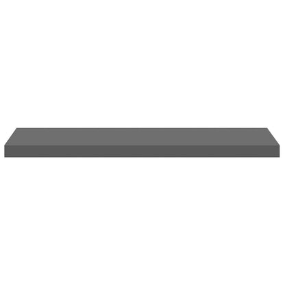 Scaffali a Parete 4 pz Grigio Lucido 90x23,5x3,8 cm in MDF | homemem39