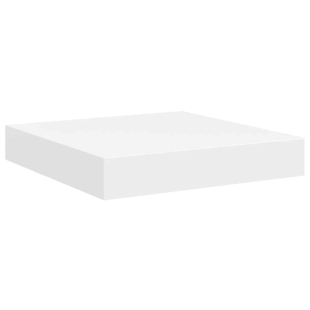 Scaffale a Parete Bianchi 23x23,5x3,8 cm in MDF | homemem39