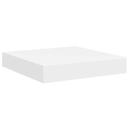Scaffali a Parete 4 pz Bianchi 23x23,5x3,8 cm in MDF | homemem39
