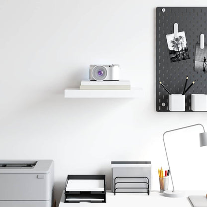 Scaffale a Parete Bianco 40x23,5x3,8 cm in MDF | homemem39