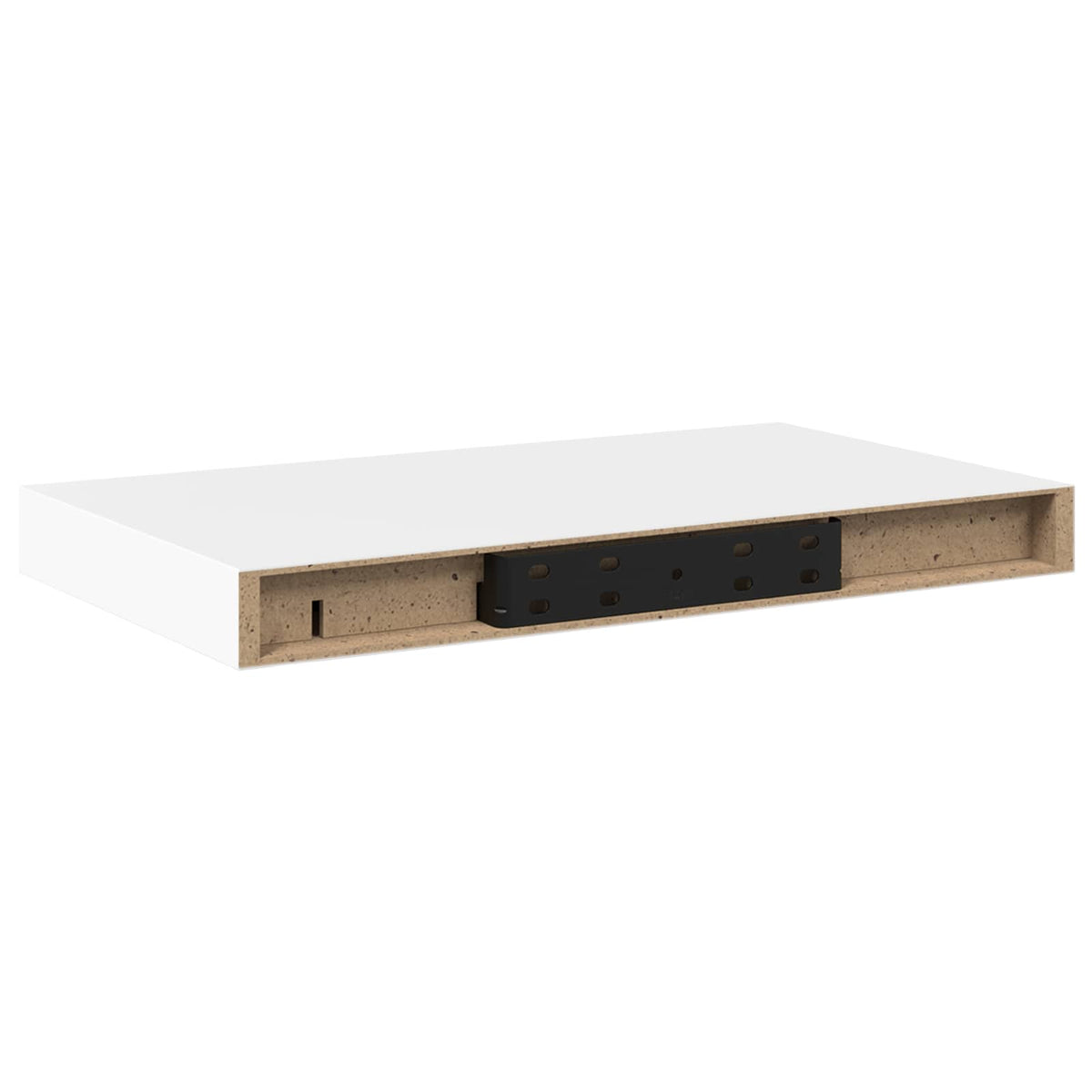 Scaffali a Parete 4 pz Bianchi 40x23,5x3,8 cm in MDF
