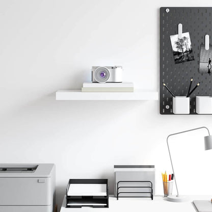 Scaffale a Parete Bianco 50x23,5x3,8 cm in MDF | homemem39