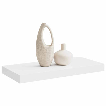 Scaffale a Parete Bianco 50x23,5x3,8 cm in MDF | homemem39