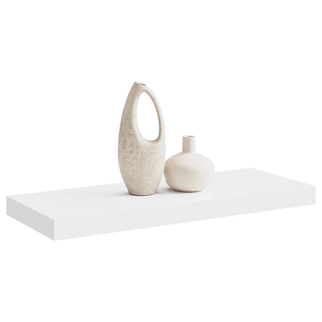 Scaffale a Parete Bianco 60x23,5x3,8 cm in MDF | homemem39