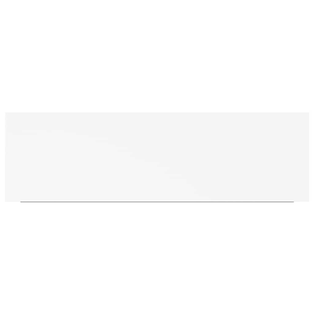Scaffale a Parete Bianco 80x23,5x3,8 cm in MDF | homemem39
