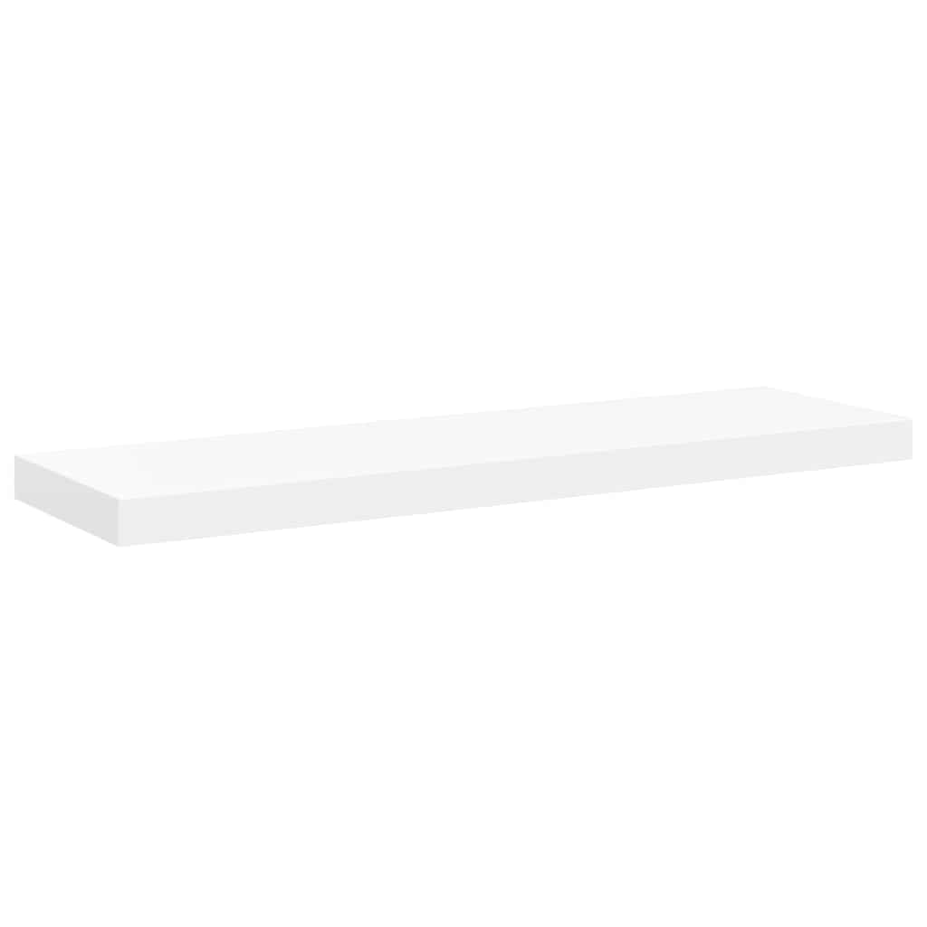 Scaffali a Parete 4 pz Bianchi 80x23,5x3,8 cm in MDF | homemem39