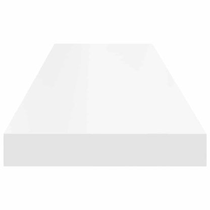 Scaffale a Parete Bianco 90x23,5x3,8 cm in MDF | homemem39