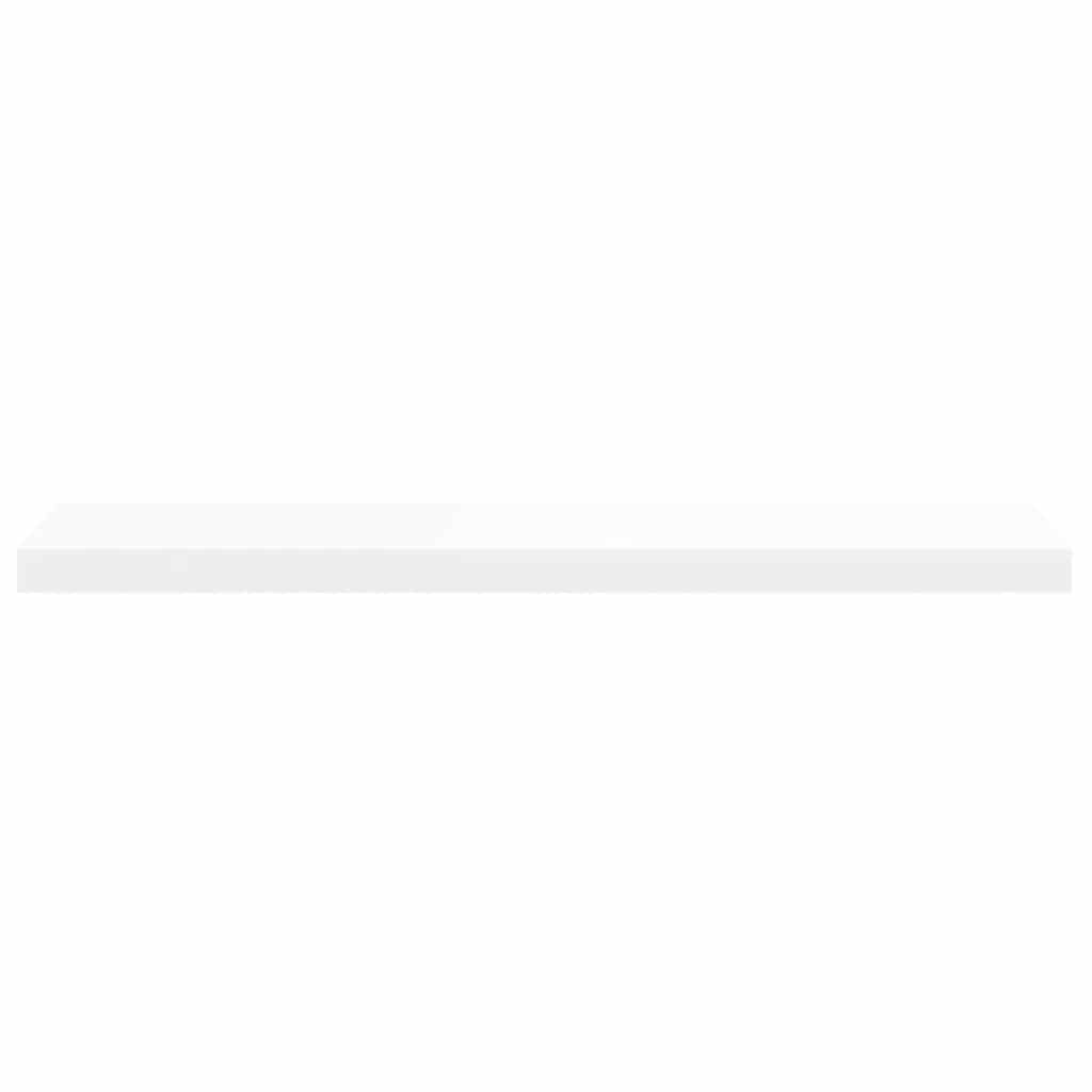 Scaffali a Parete 2 pz Bianchi 90x23,5x3,8 cm in MDF | homemem39