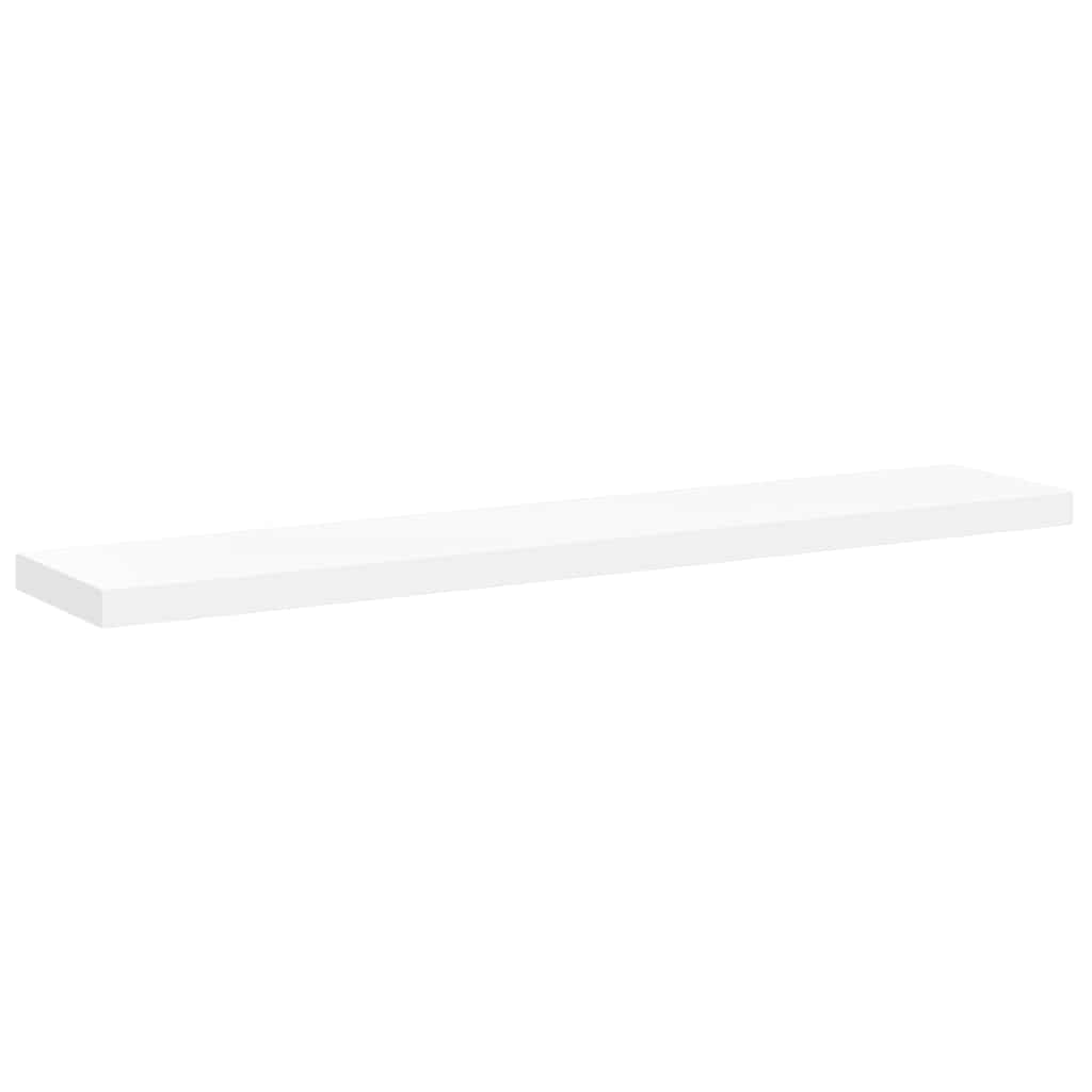 Scaffale a Parete Bianco 120x23,5x3,8 cm in MDF | homemem39