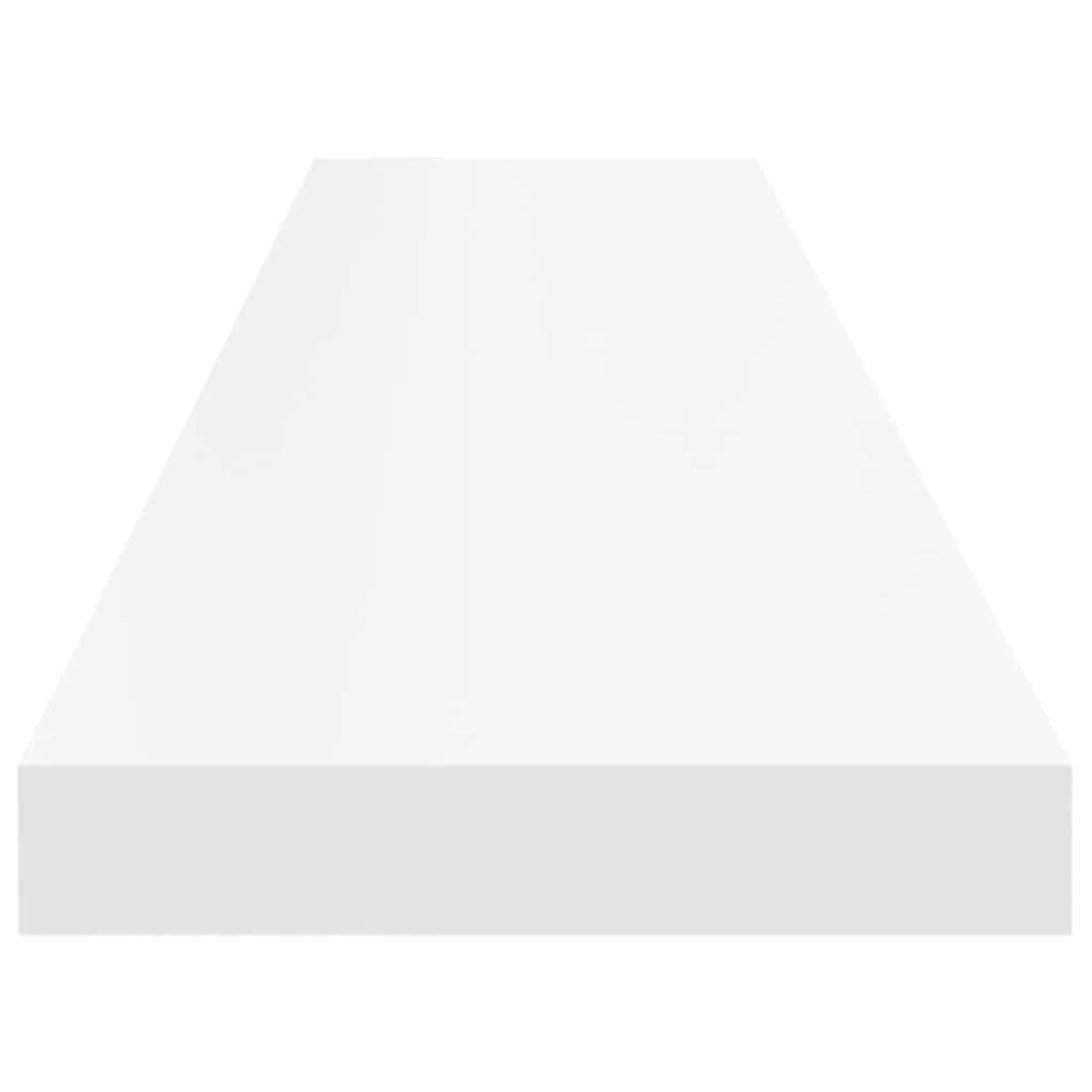 Scaffale a Parete Bianco 120x23,5x3,8 cm in MDF | homemem39