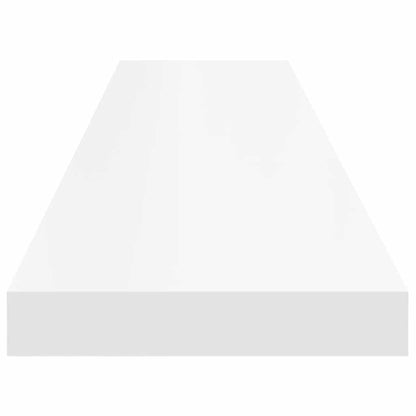 Scaffale a Parete Bianco 120x23,5x3,8 cm in MDF | homemem39