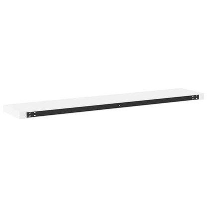 Scaffale a Parete Bianco 120x23,5x3,8 cm in MDF | homemem39