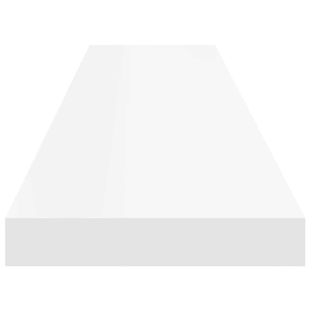 Scaffali a Parete 4 pz Bianchi 120x23,5x3,8 cm in MDF | homemem39