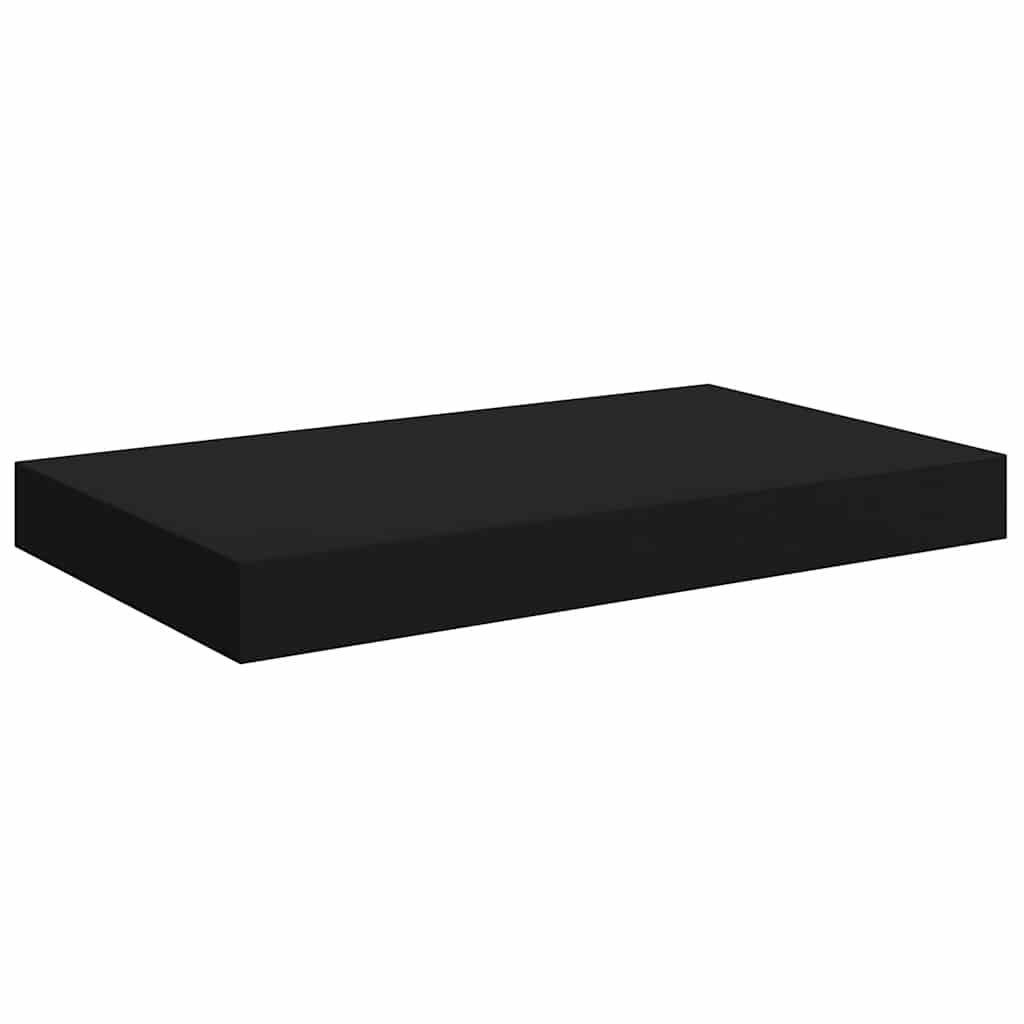 Scaffale a Parete Nero 40x23,5x3,8 cm in MDF | homemem39