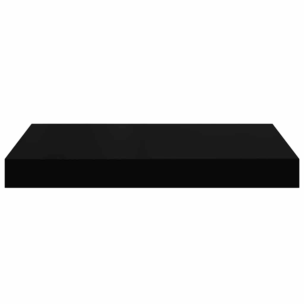 Scaffale a Parete Nero 40x23,5x3,8 cm in MDF | homemem39