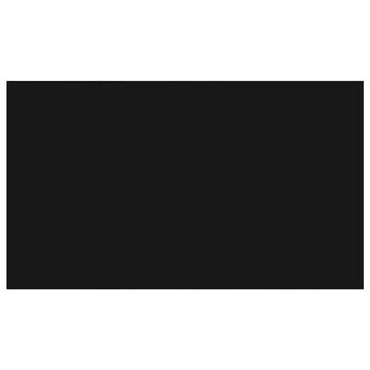 Scaffale a Parete Nero 40x23,5x3,8 cm in MDF | homemem39