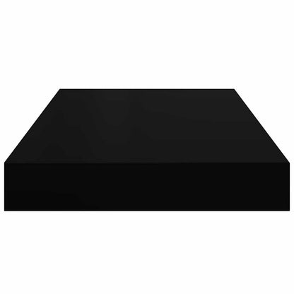 Scaffali a Parete 2 pz Neri 40x23,5x3,8 cm in MDF | homemem39