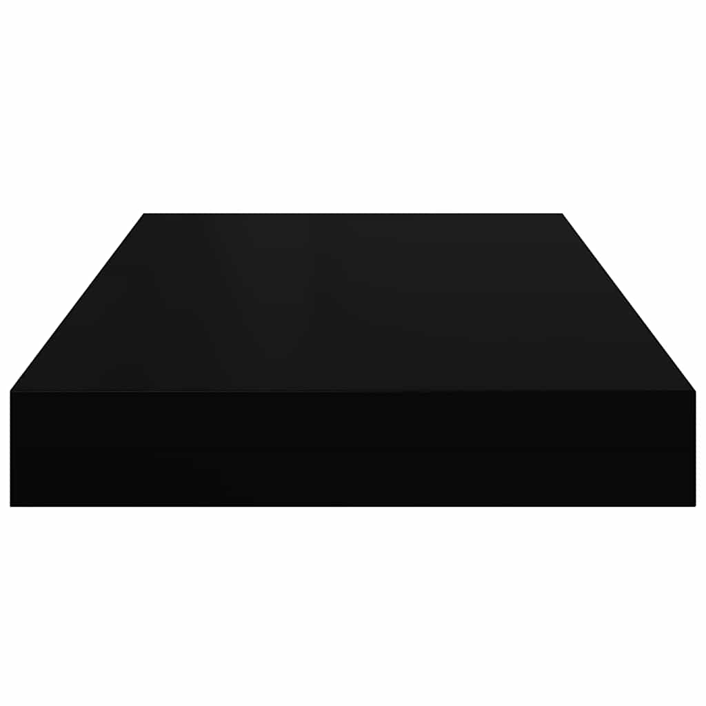 Scaffali a Parete 4 pz Neri 40x23,5x3,8 cm in MDF | homemem39