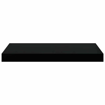 Scaffali a Parete 2 pz Neri 50x23,5x3,8 cm in MDF | homemem39