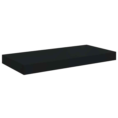 Scaffali a Parete 4 pz Neri 50x23,5x3,8 cm in MDF