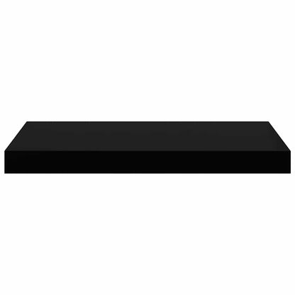 Scaffali a Parete 4 pz Neri 50x23,5x3,8 cm in MDF | homemem39