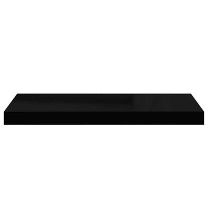 Scaffale a Parete Nero 60x23,5x3,8 cm in MDF | homemem39