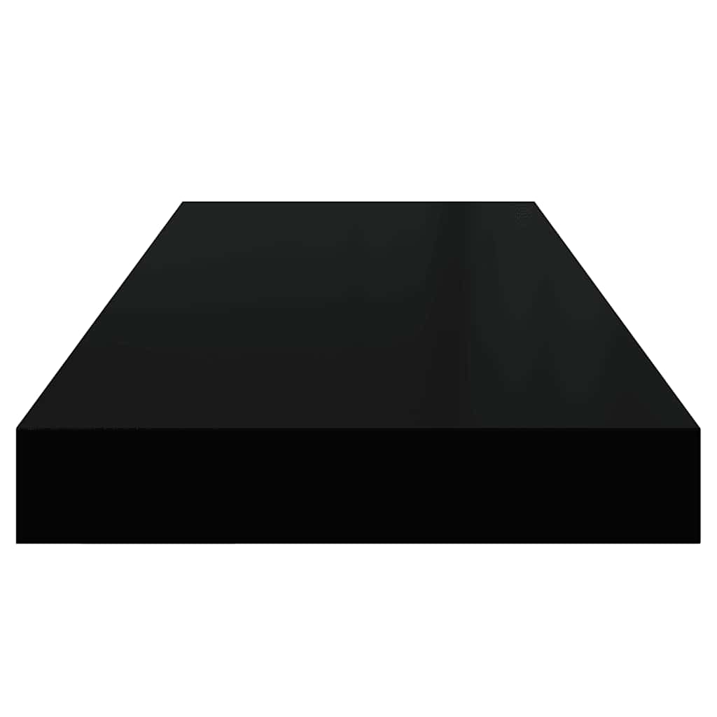 Scaffali a Parete 4 pz Neri 60x23,5x3,8 cm in MDF | homemem39