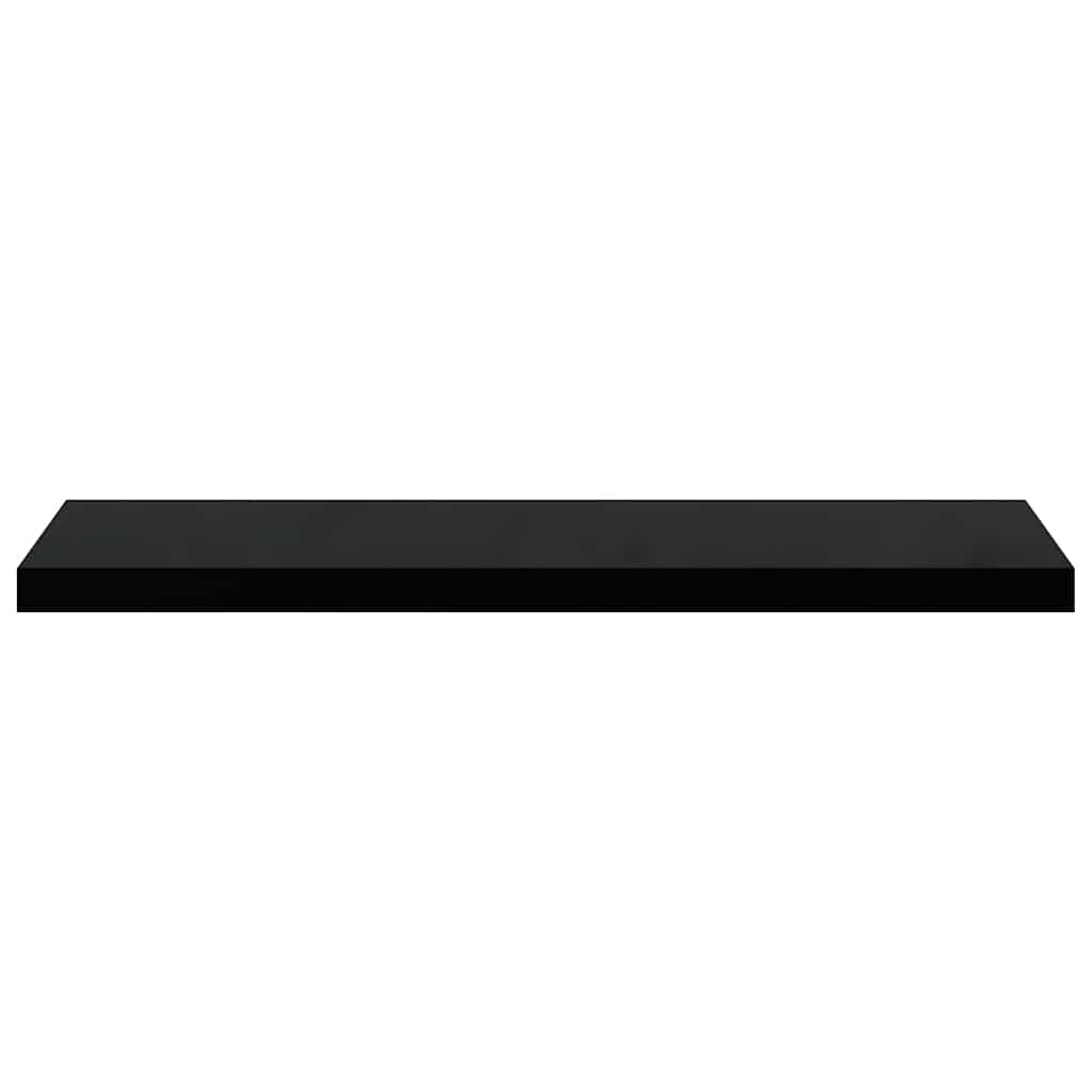 Scaffali a Parete 2 pz Neri 90x23,5x3,8 cm in MDF | homemem39