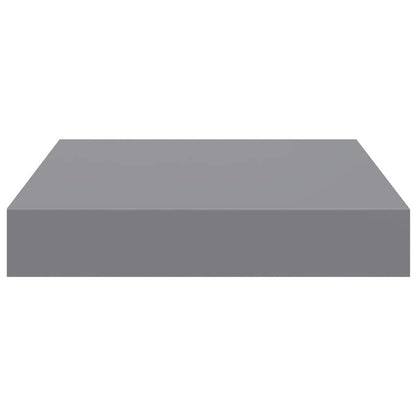 Scaffali a Parete 4 pz Grigi 23x23,5x3,8 cm in MDF | homemem39