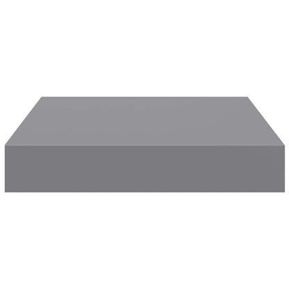 Scaffali a Parete 4 pz Grigi 23x23,5x3,8 cm in MDF