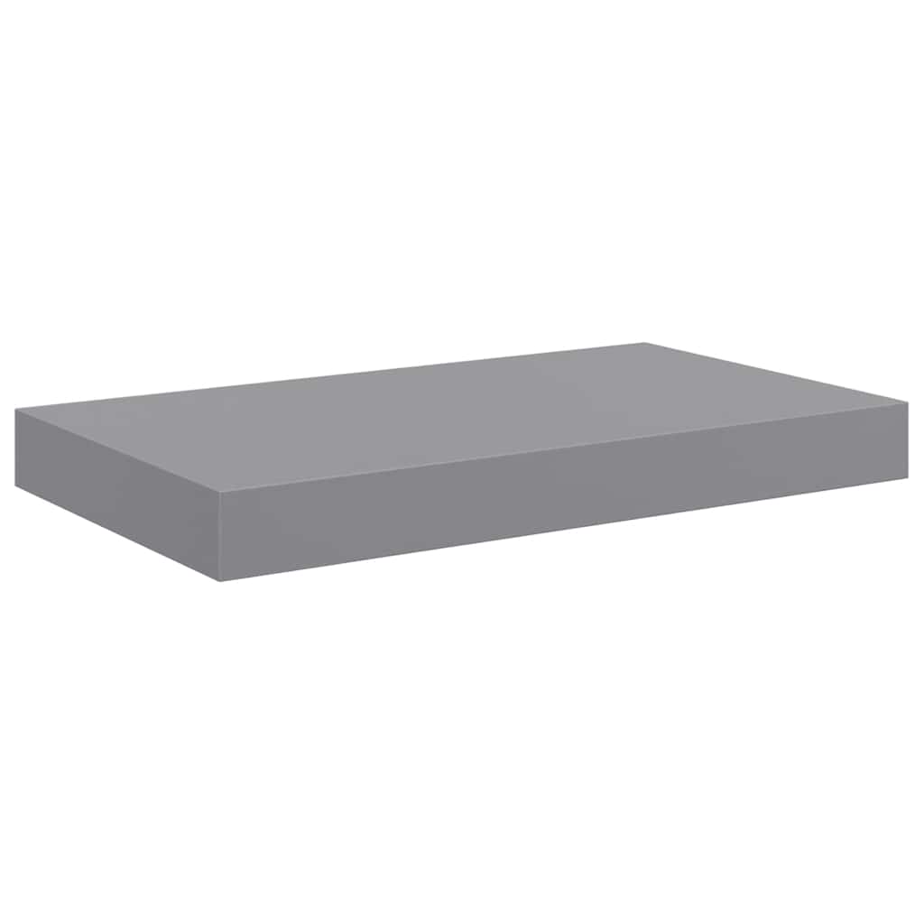 Scaffale a Parete Grigio 40x23,5x3,8 cm in MDF | homemem39
